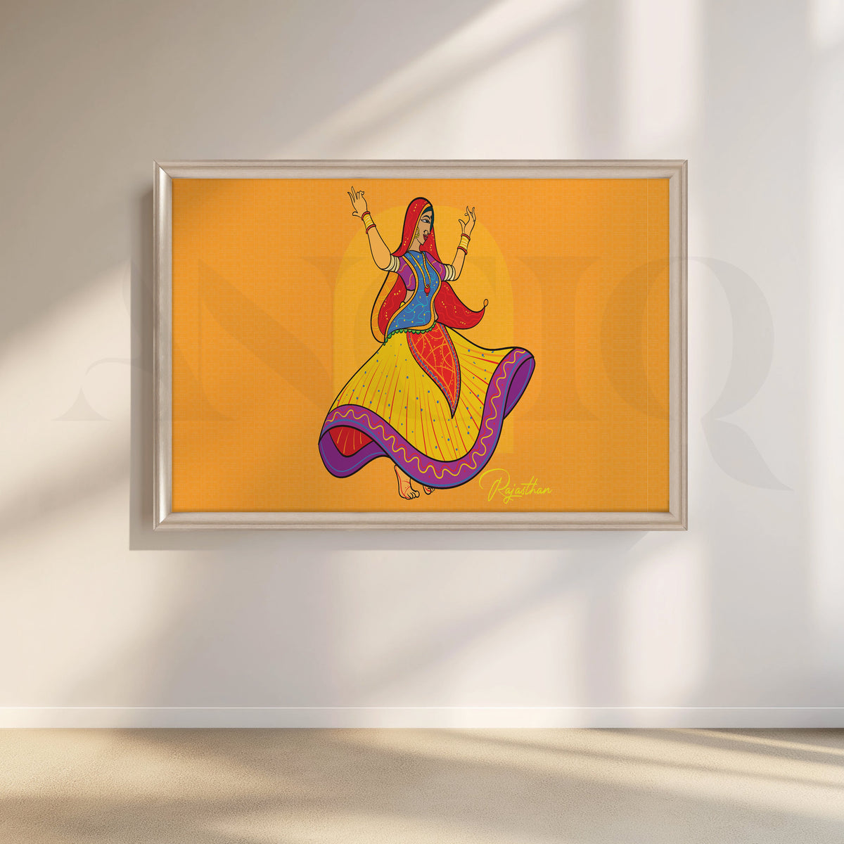Dance of Colors Canvas Artwork – Asha Art Studio – Image 4
