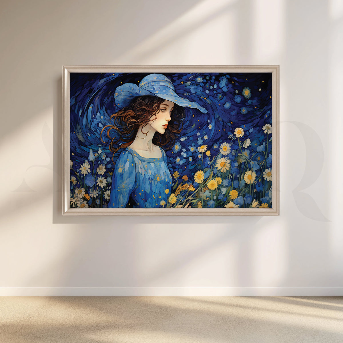Blooming Reverie Canvas Wall Artwork – Asha Art Studio – Image 4