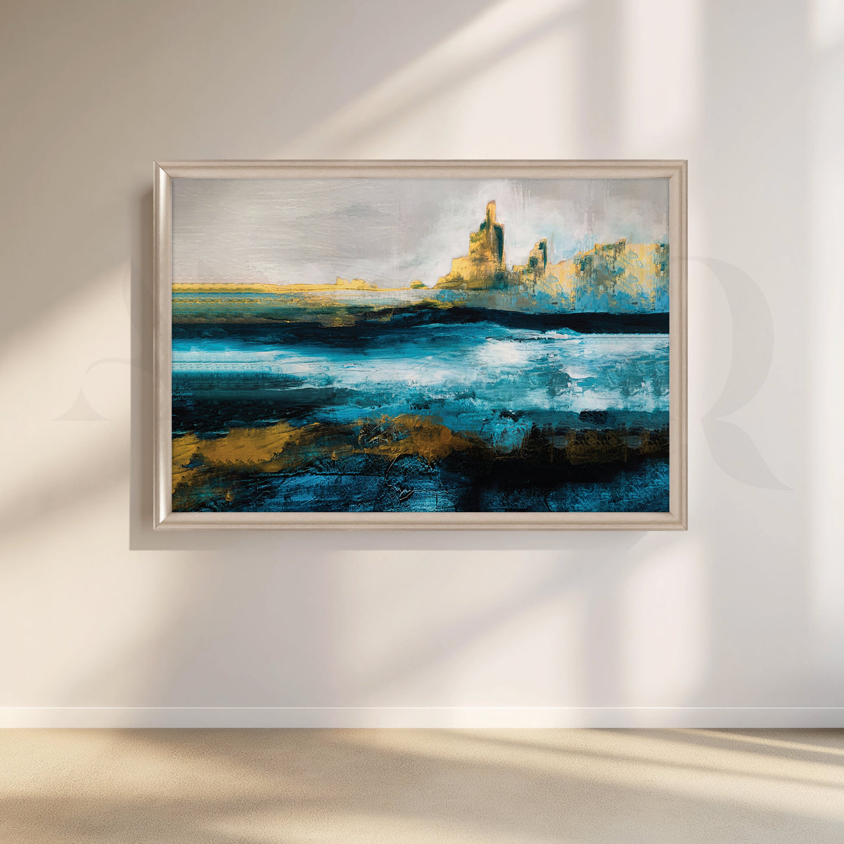 Whispers of the Horizon Canvas Artwork – Asha Art Studio – Image 4