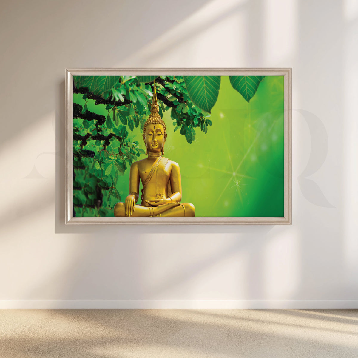 Serenity Embodied Canvas Artwork – Asha Art Studio – Image 4