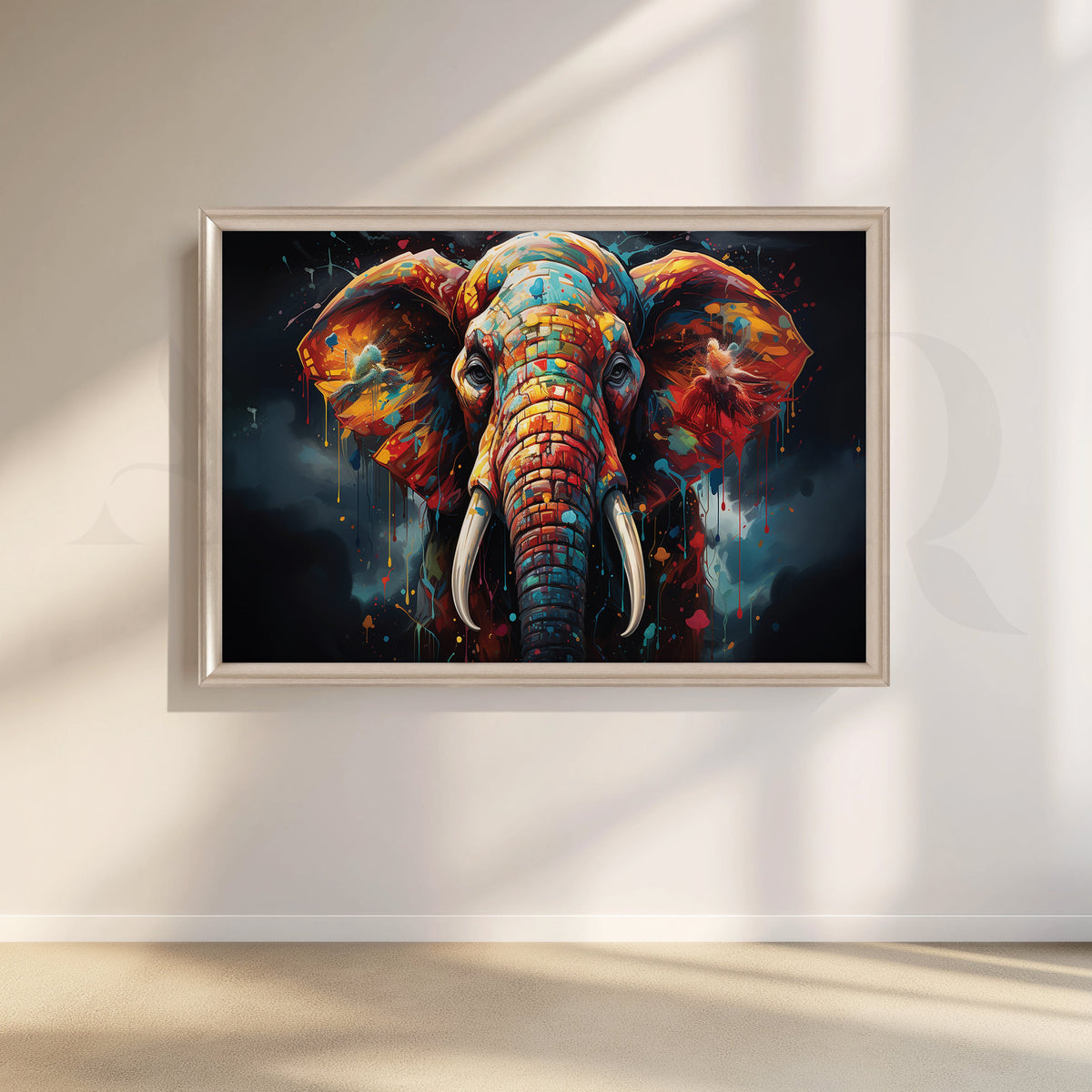 Elephant's Majesty in a Myriad of Shades – Asha Art Studio – Image 4