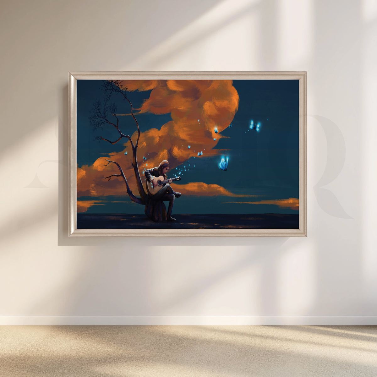 Musical Reverie Canvas Artwork – Asha Art Studio – Image 4