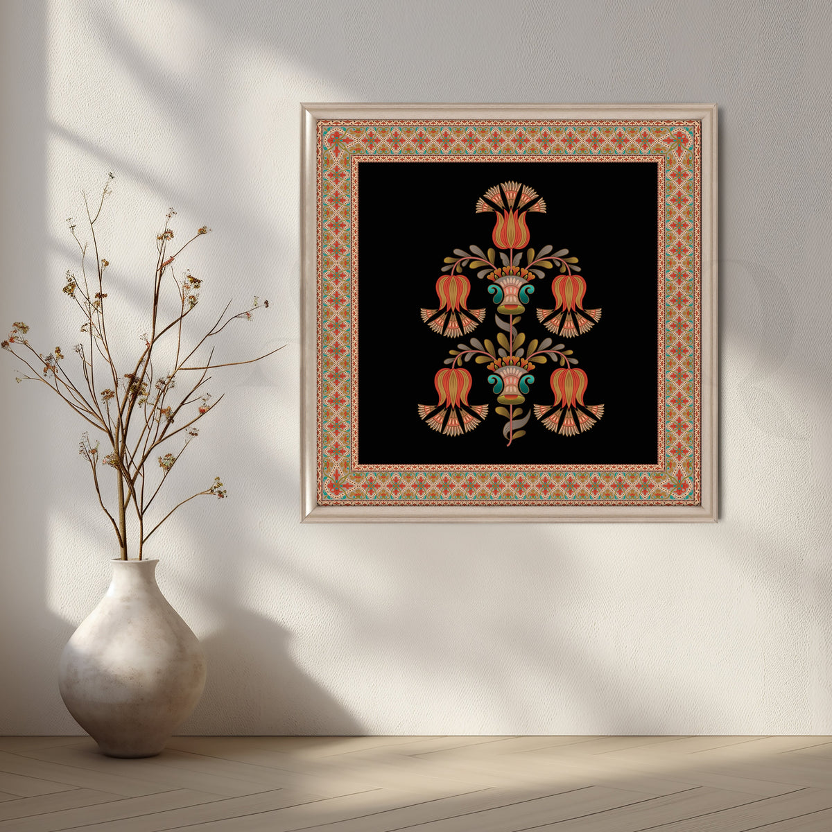 Intricate Patterns in a Traditional Design – Asha Art Studio – Image 4