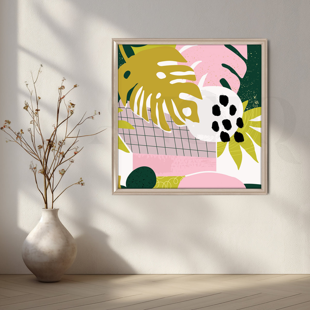 Shapes and Colors Canvas Artwork – Asha Art Studio – Image 4