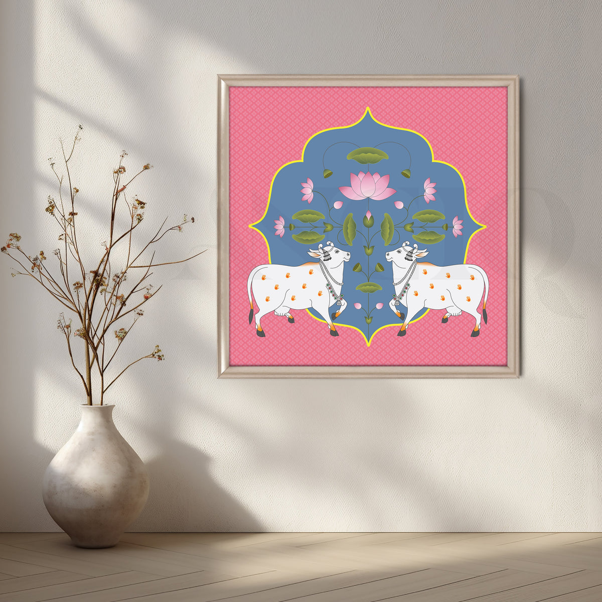 Floral Motifs and Lotus Blooms Artwork – Asha Art Studio – Image 4