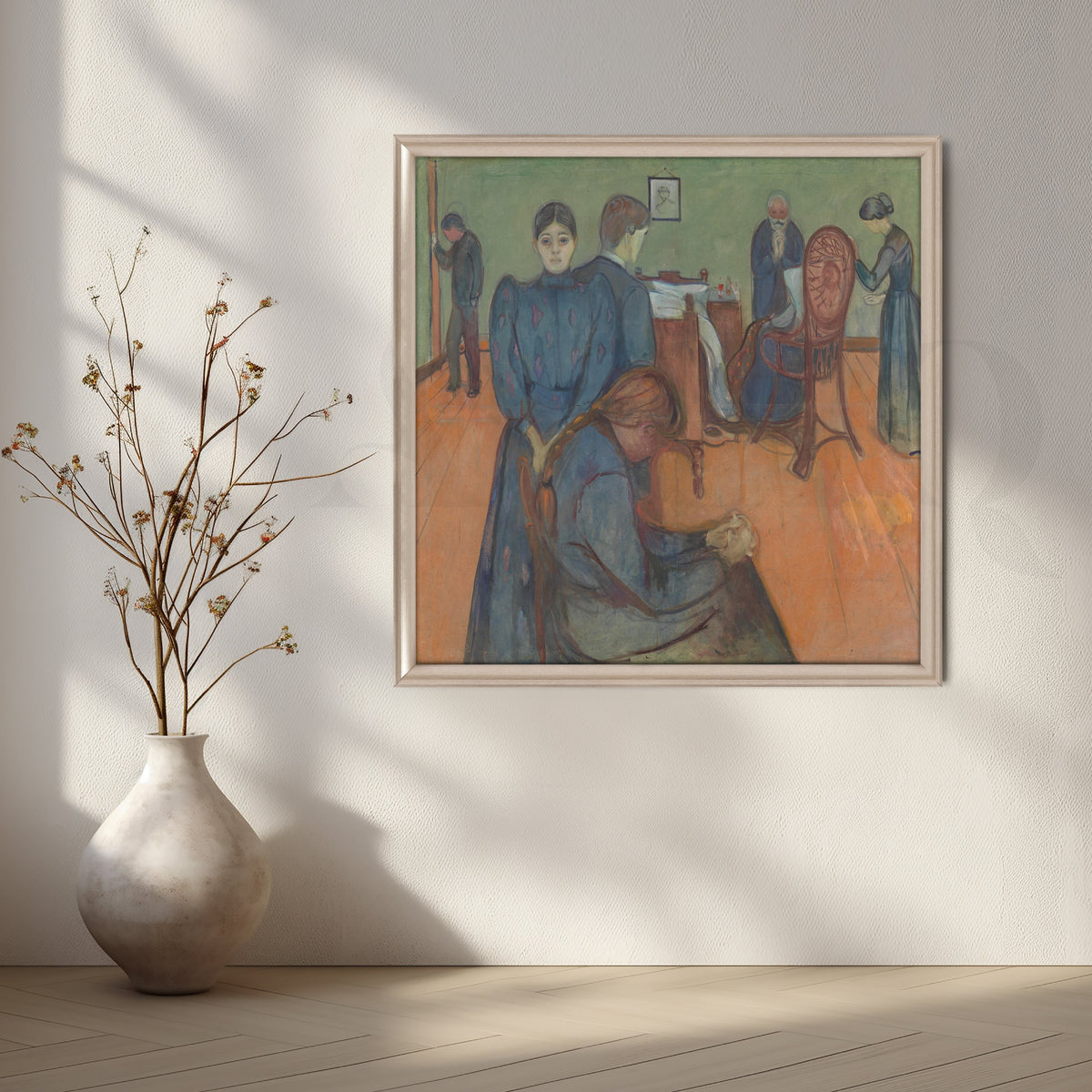 Quiet Vigil Canvas Artwork – Asha Art Studio – Image 4