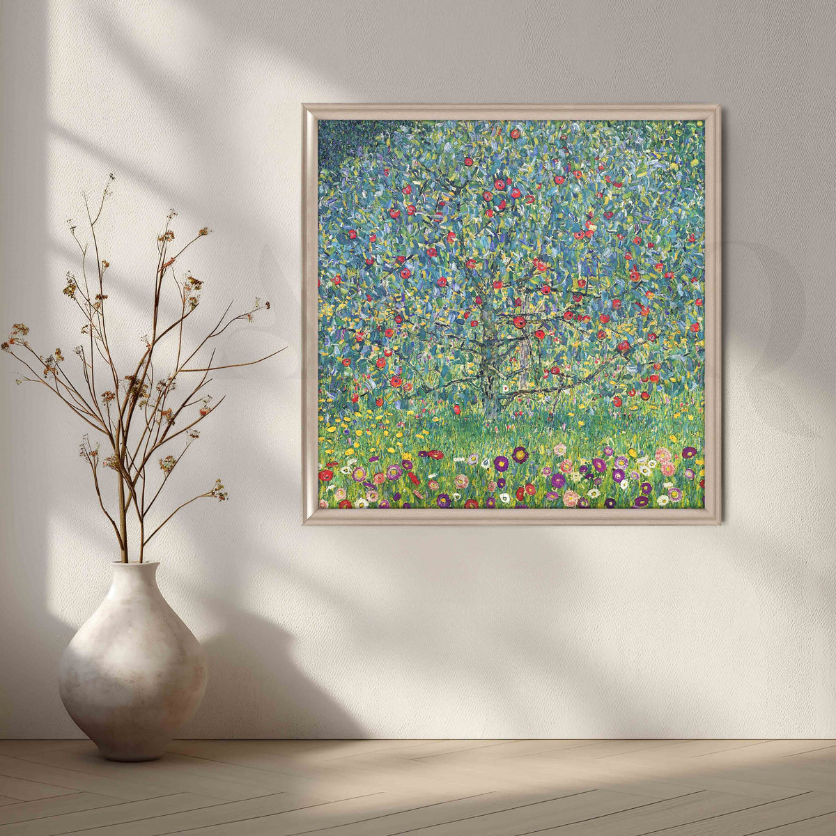 Gustav Klimt Flowering Orchard Canvas Artwork – Asha Art Studio – Image 4