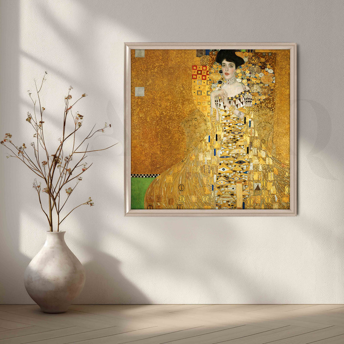 Gustav Klimt Golden Lady Portrait Canvas Artwork – Asha Art Studio – Image 4