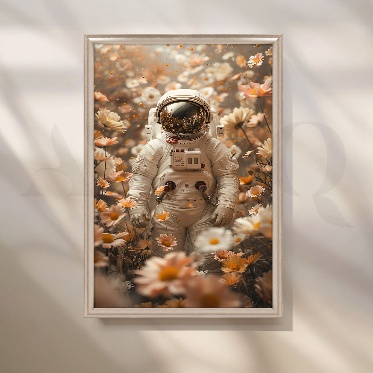 Floral Garden Surreal Canvas Pop Artwork – Asha Art Studio – Image 4