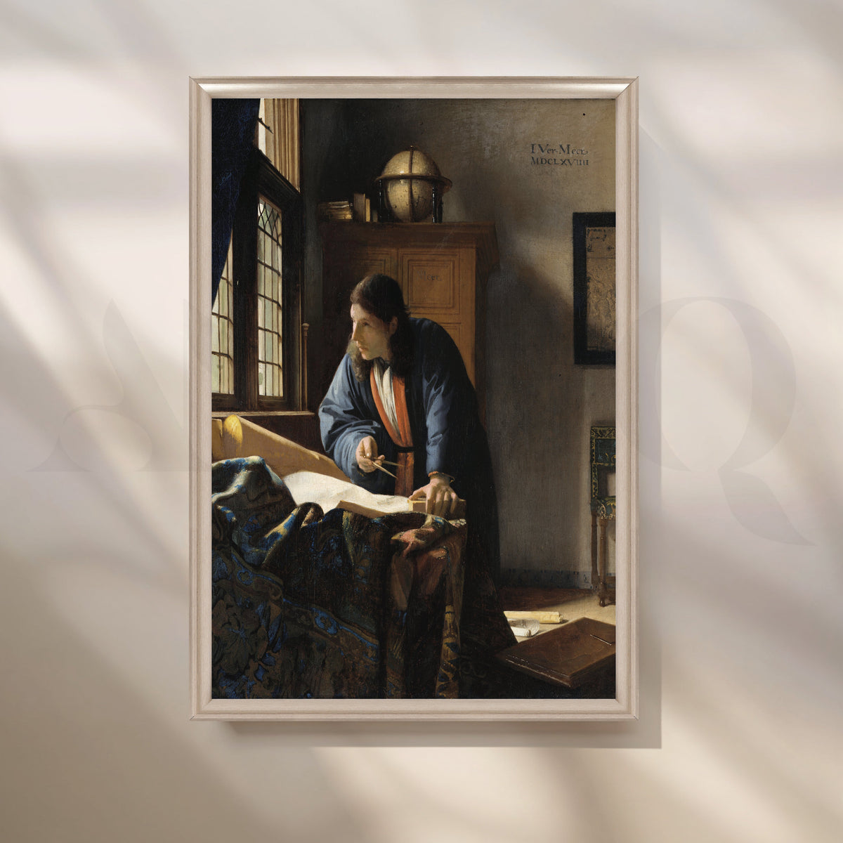 The Geographer Canvas Artwork – Asha Art Studio – Image 4