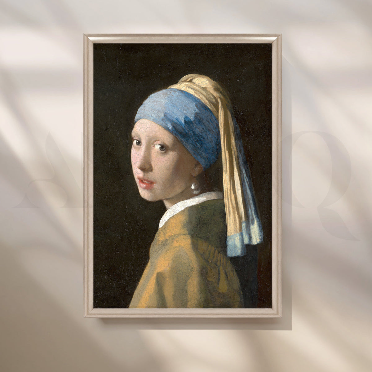 Girl with a Pearl Earring Canvas Artwork – Asha Art Studio – Image 4