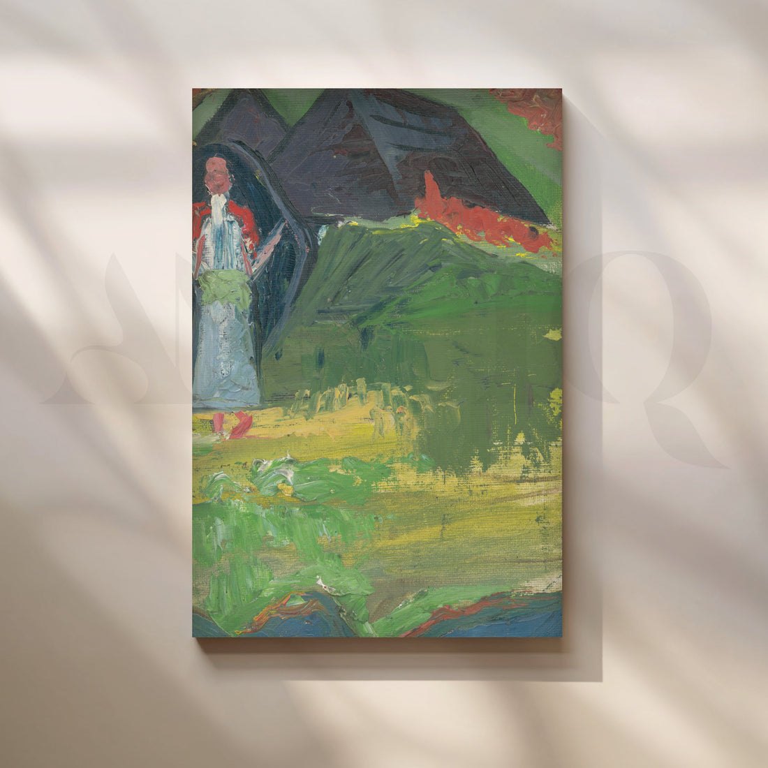 Pastoral Echoes Canvas Artwork – Asha Art Studio