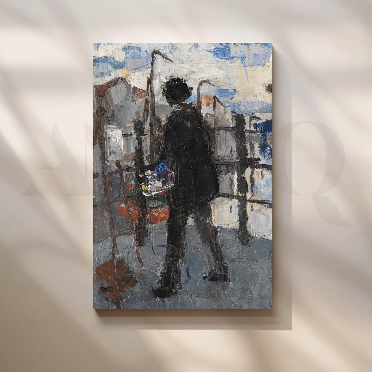 The Street Painter Canvas Artwork – Asha Art Studio