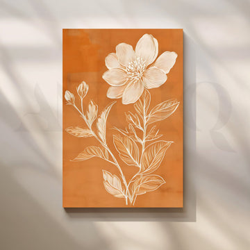 Botanical Sketch Canvas Artwork – Asha Art Studio