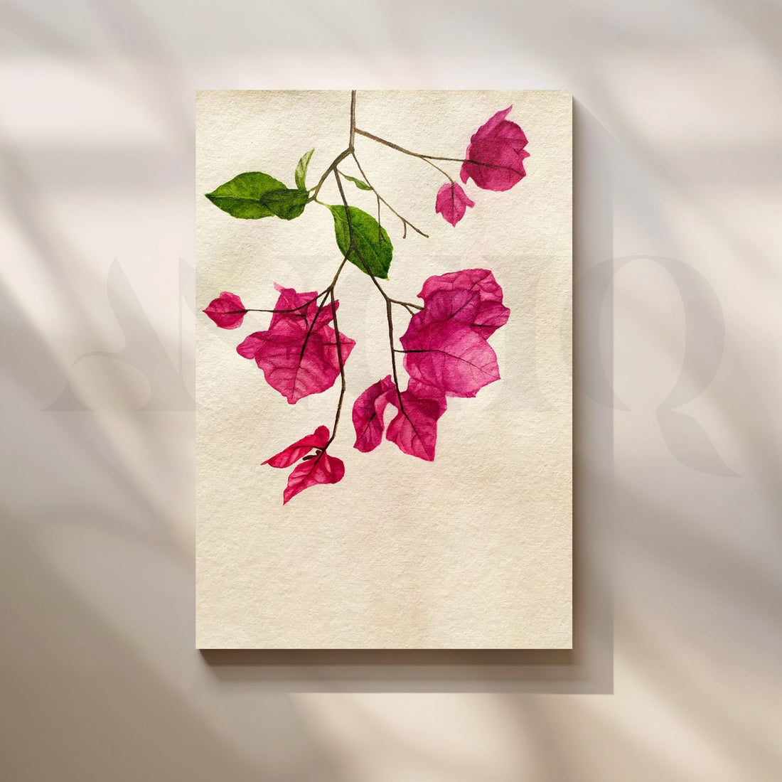 Tropical Bloom Canvas Artwork – Asha Art Studio