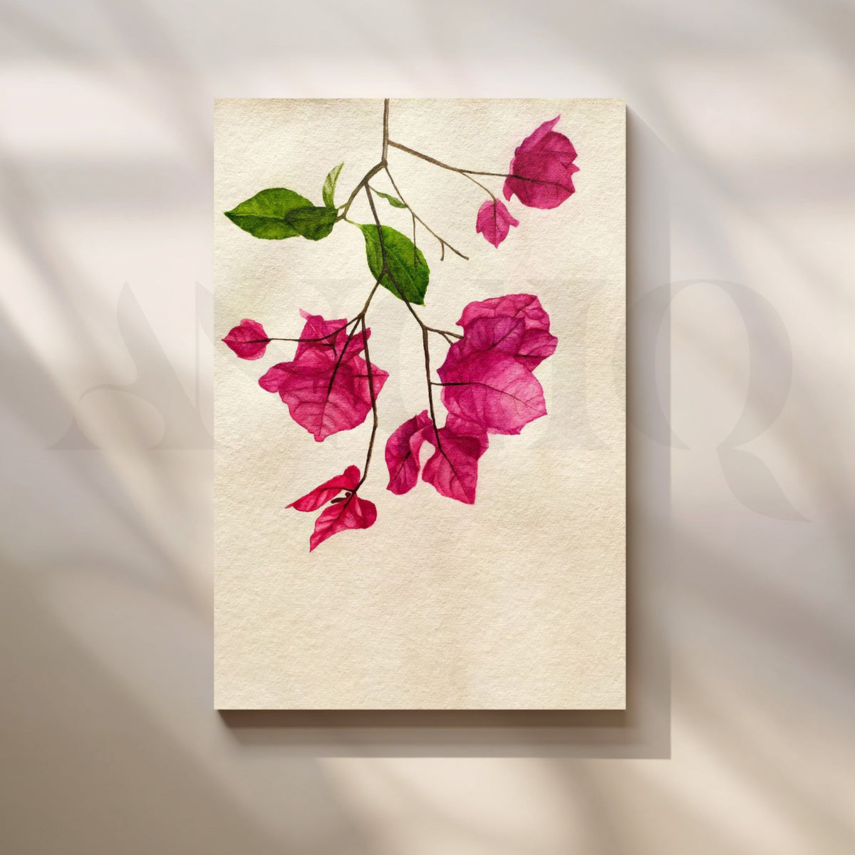 Tropical Bloom Canvas Artwork – Asha Art Studio