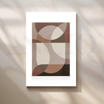 Geometric Abstract Canvas Artwork – Asha Art Studio