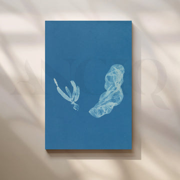 Seaform Shadows Canvas Artwork – Asha Art Studio