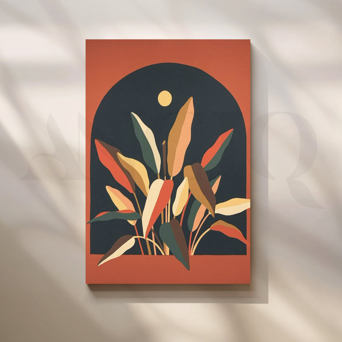 Tropical Arch Canvas Artwork – Asha Art Studio