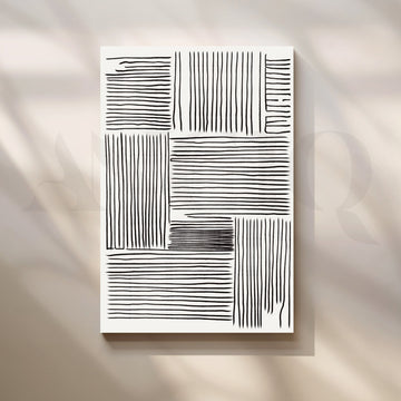 Linear Mind Canvas Artwork – Asha Art Studio
