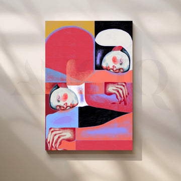 Dual Reverie Canvas Artwork – Asha Art Studio