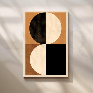 Modern Geometric Canvas Artwork – Asha Art Studio