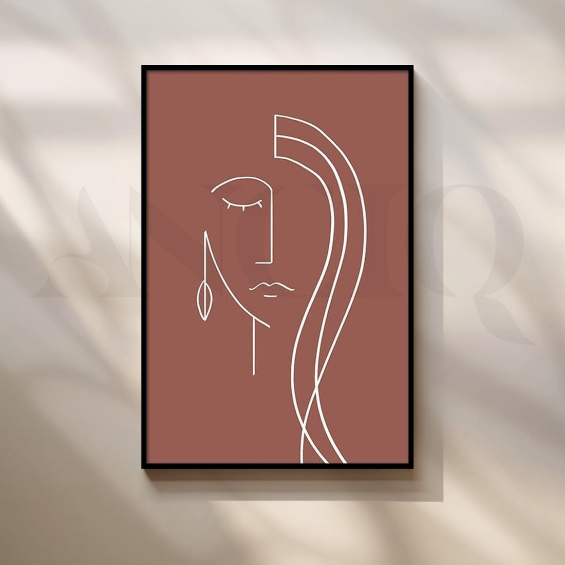 Silent Gaze Canvas Artwork – Asha Art Studio