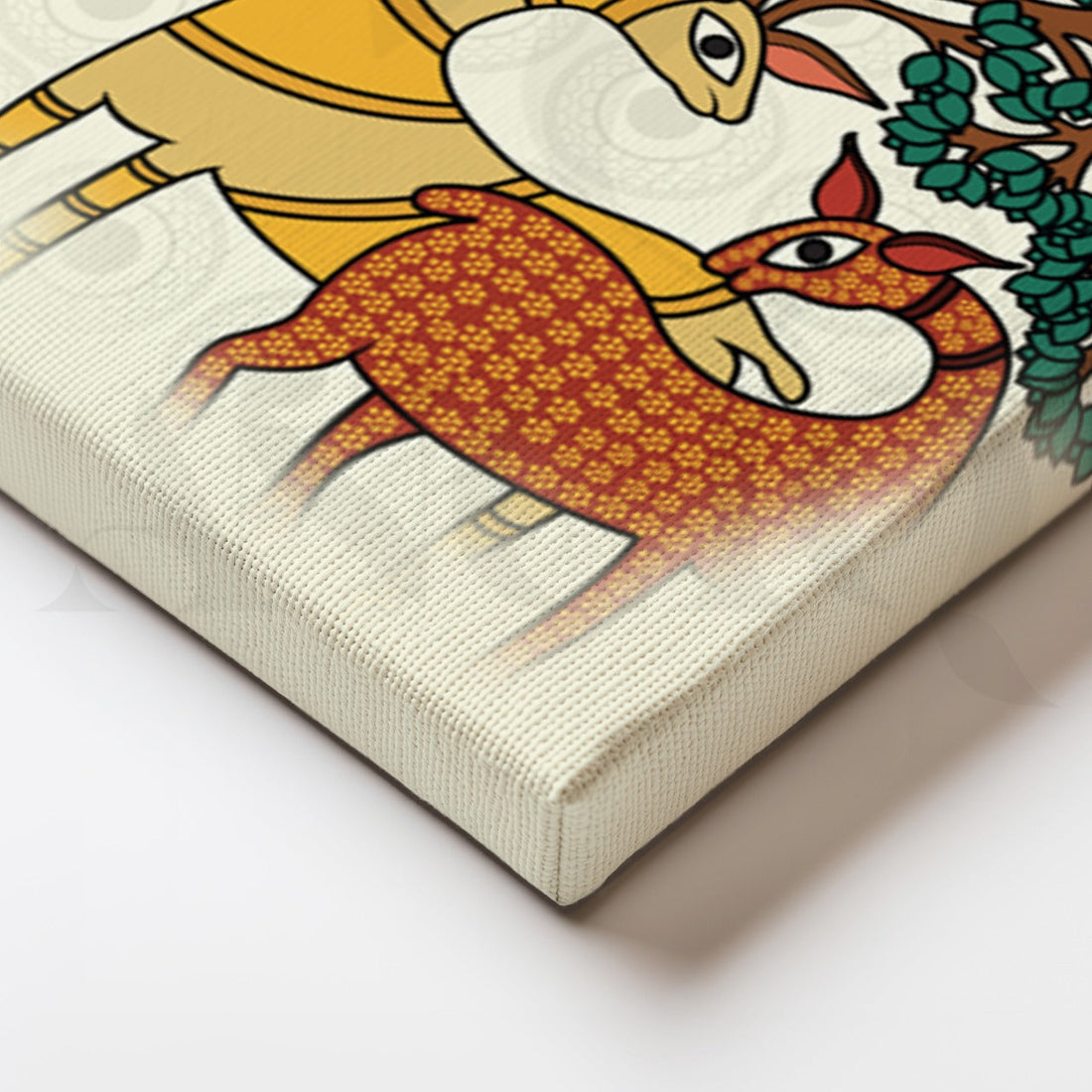 Under the Sacred Tree Canvas Artwork – Asha Art Studio