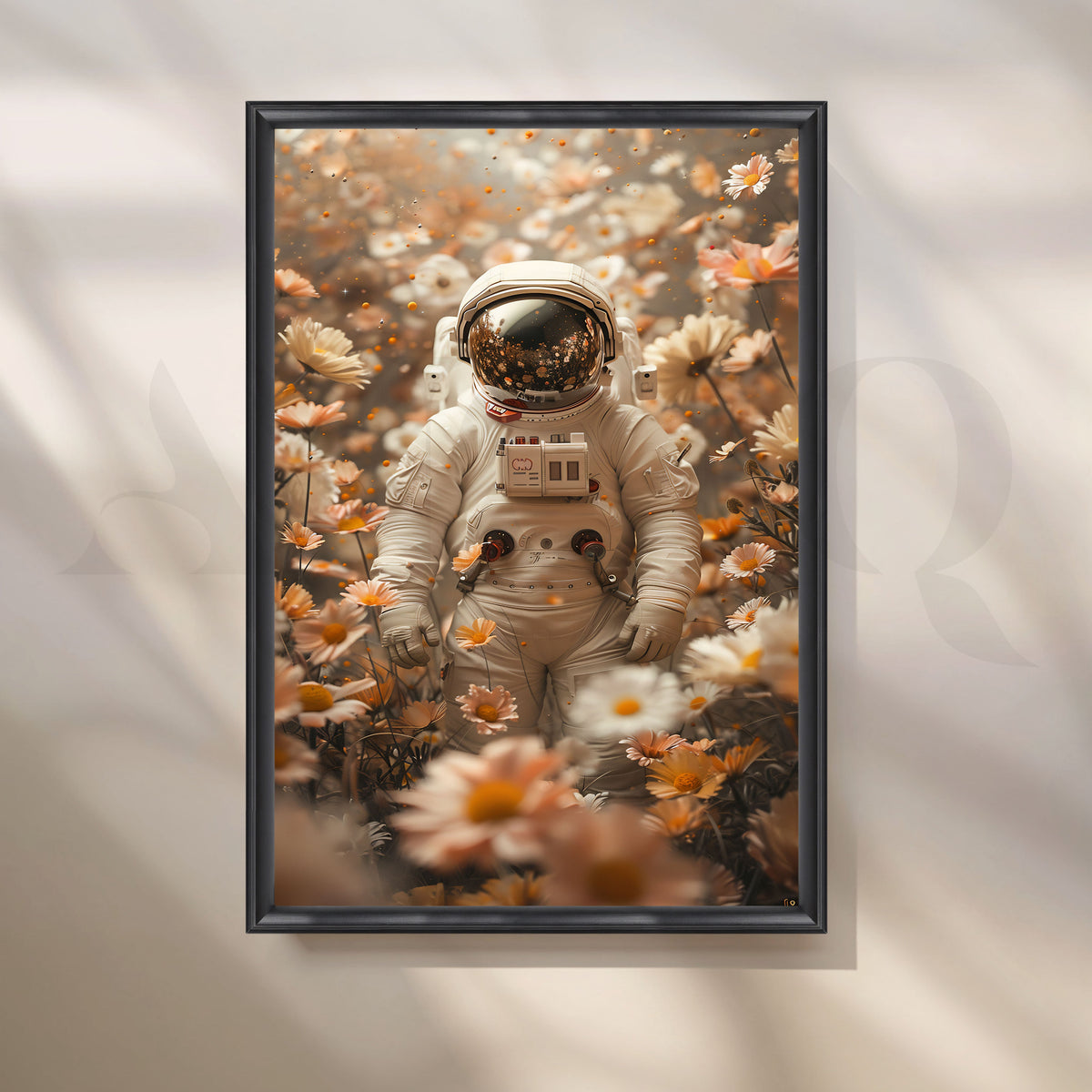 Floral Garden Surreal Canvas Pop Artwork – Asha Art Studio – Image 3