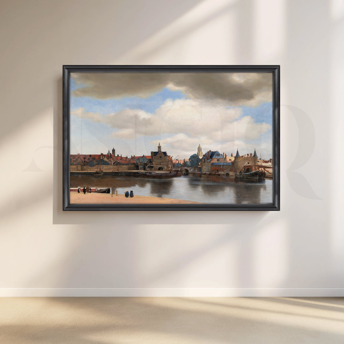 View of Delft by Vermeer Canvas Artwork – Asha Art Studio – Image 3