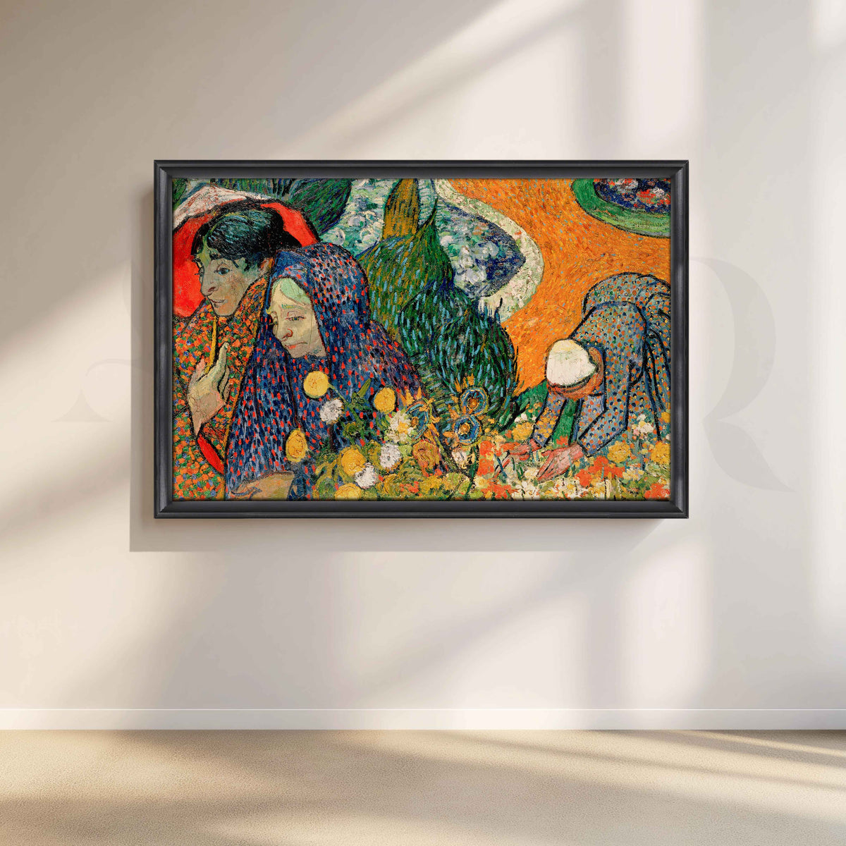 Van Gogh Garden Figures Canvas Artwork – Asha Art Studio – Image 3