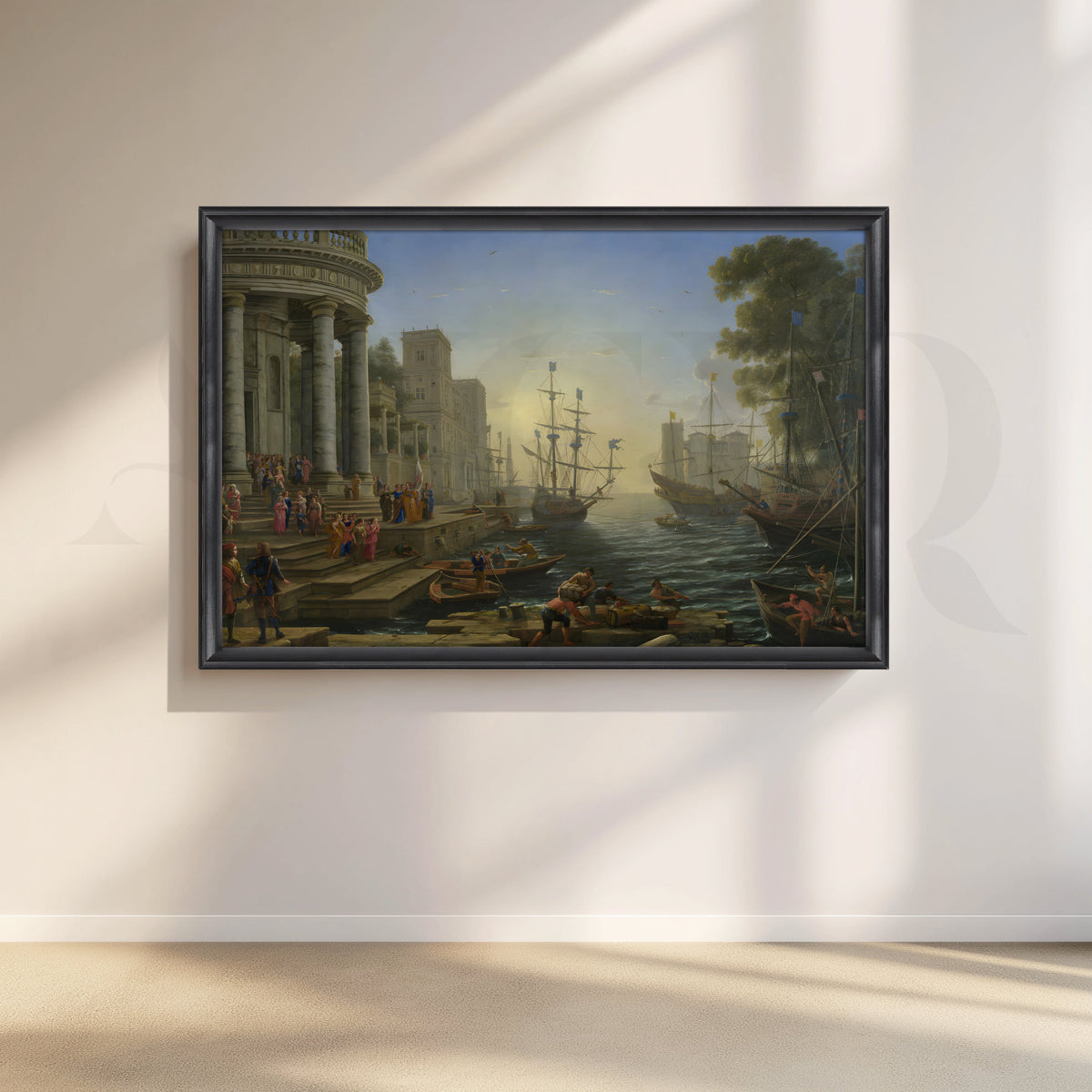 Grand Port of Antiquity Canvas Artwork – Asha Art Studio – Image 3
