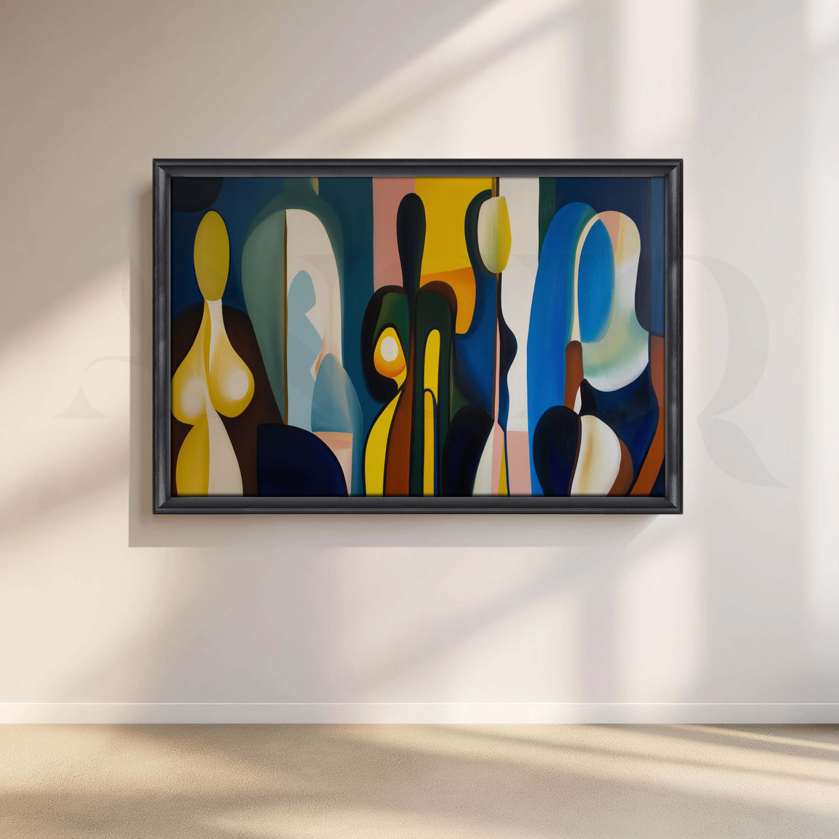 Abstract Figurative Modern Canvas Artwork – Asha Art Studio – Image 3
