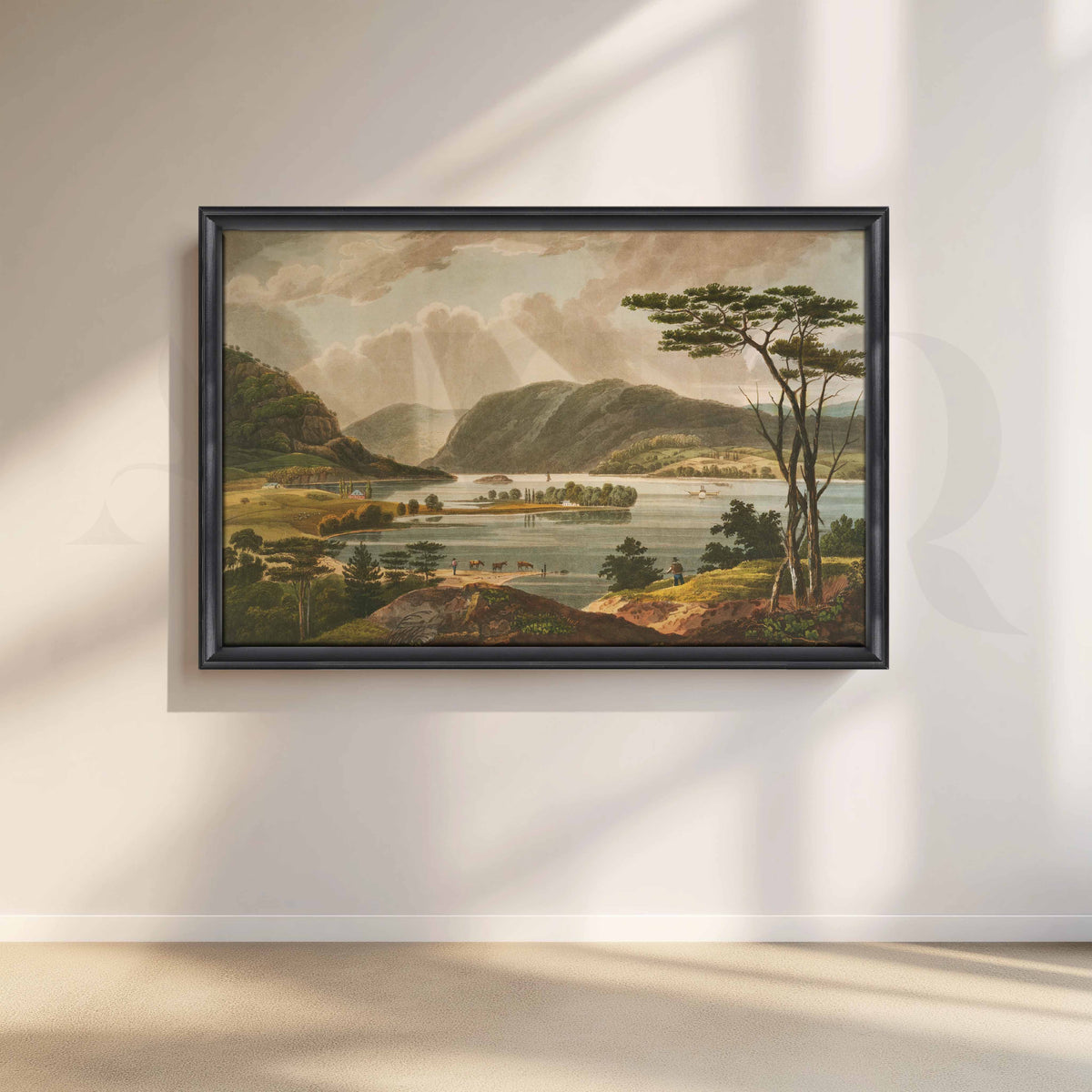 Classical Lake Valley Canvas Artwork – Asha Art Studio – Image 3