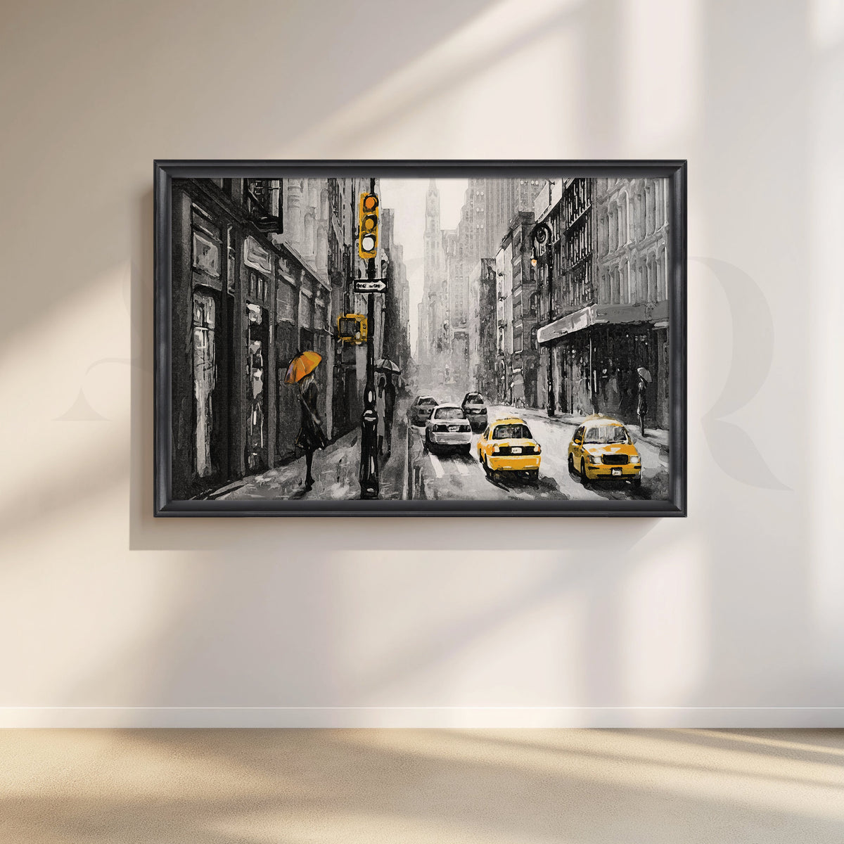 City Pulse Canvas Artwork – Asha Art Studio – Image 3