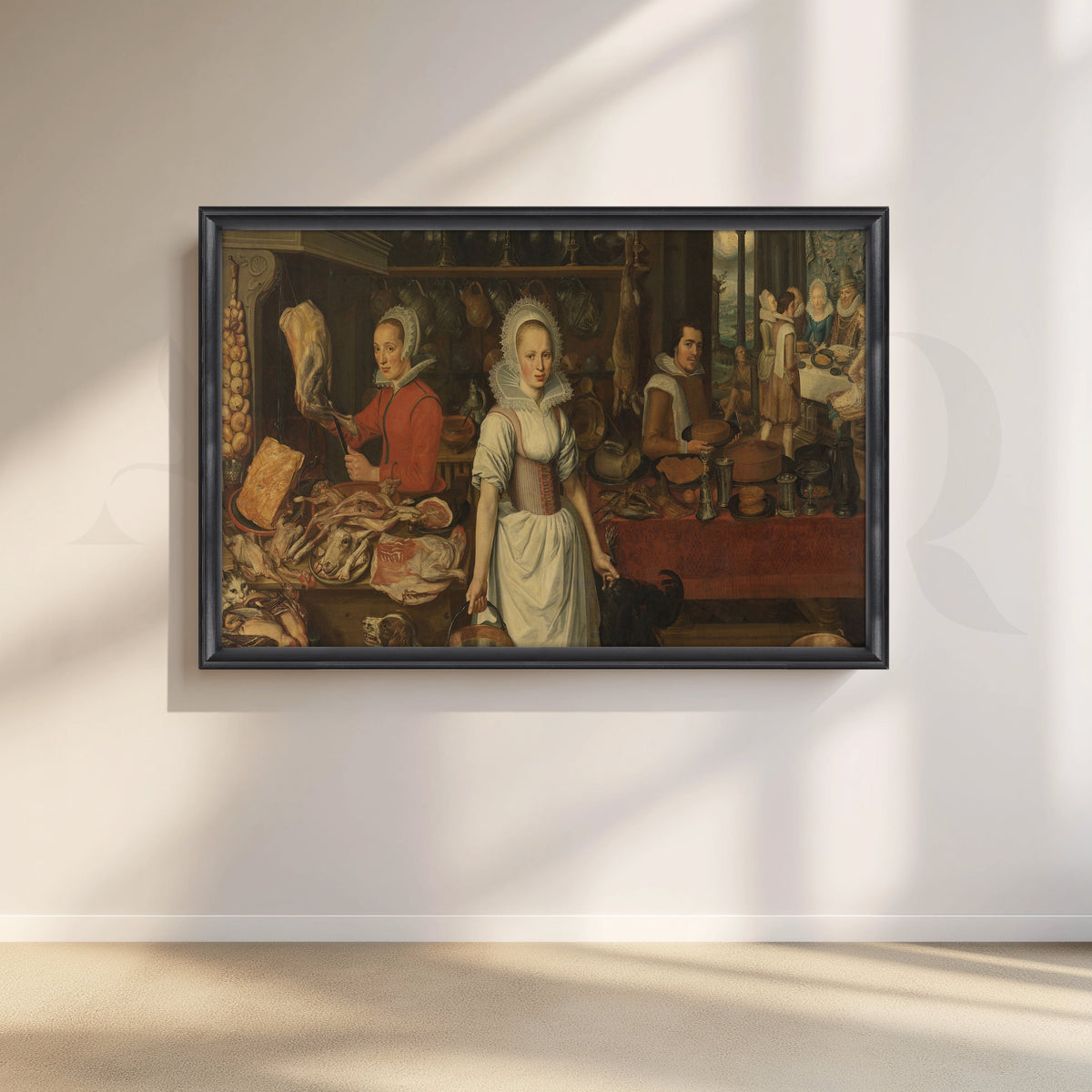Rich man and poor Lazarus Canvas Artwork – Asha Art Studio – Image 3