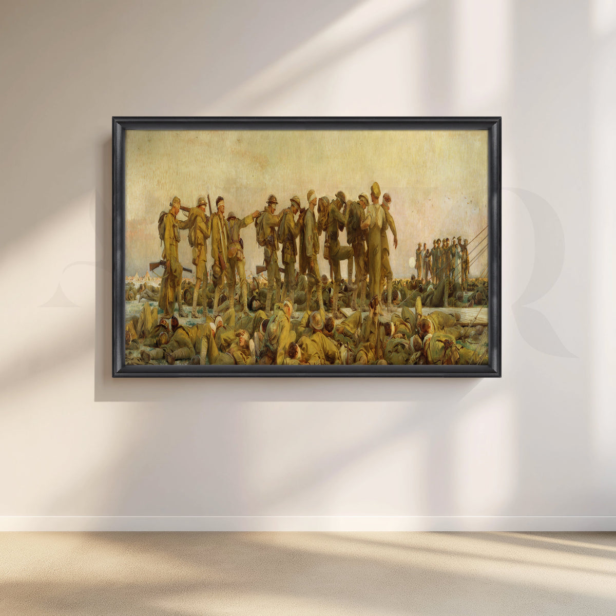 Gassed – Aftermath of War Canvas Artwork – Asha Art Studio – Image 3