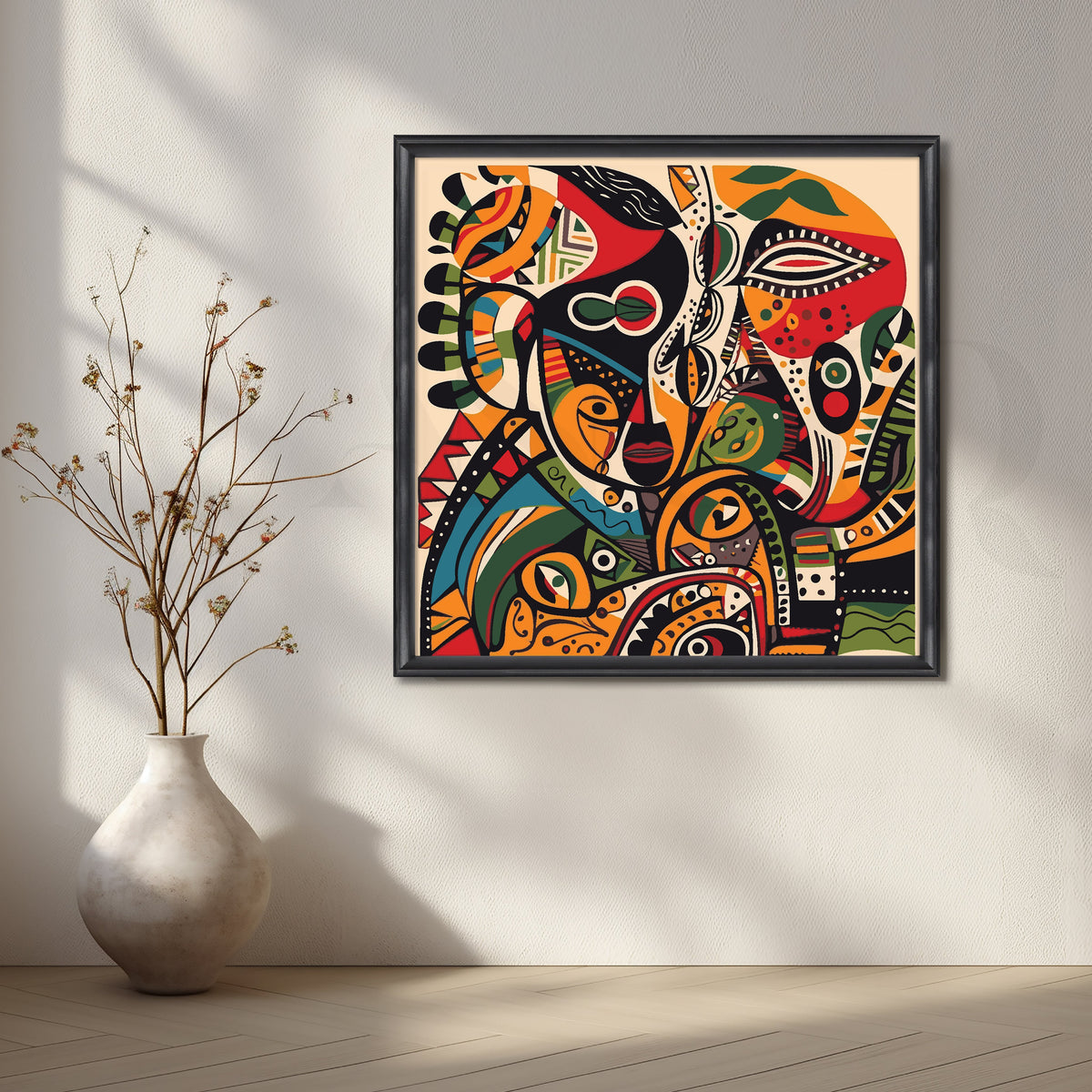 Fusion of Patterns and Colors Artwork – Asha Art Studio – Image 3