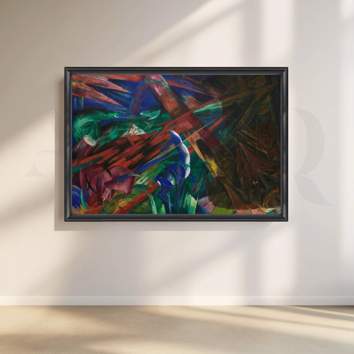 Dynamic Expressionist Canvas Artwork – Asha Art Studio – Image 3