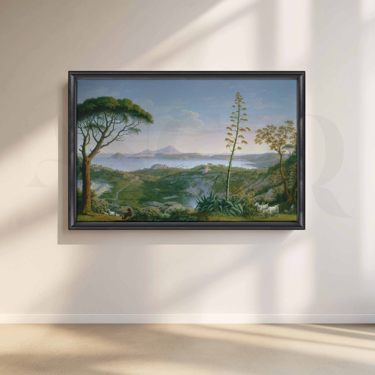 Classical Coastal Landscape Canvas Artwork – Asha Art Studio – Image 3