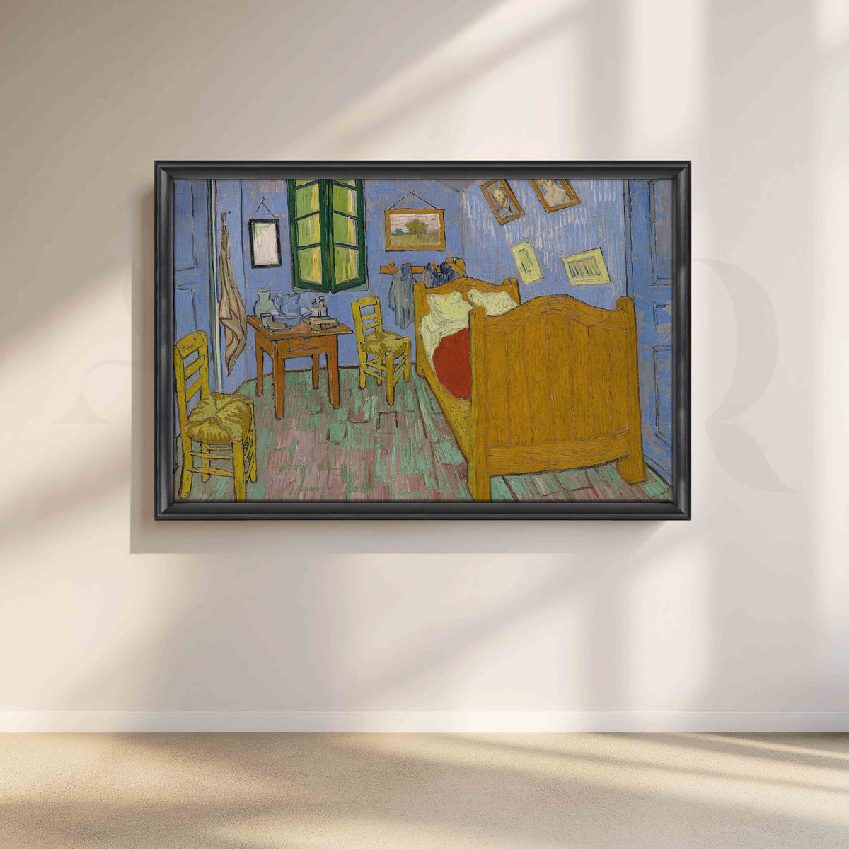 Bedroom in Arles Post-Impressionist Canvas Artwork – Asha Art Studio – Image 3