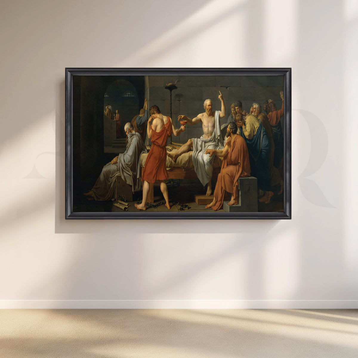 Death of Socrates Canvas Artwork – Asha Art Studio – Image 3