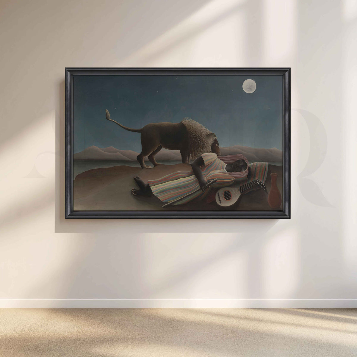 The Sleeping Gypsy Surrealist Canvas Artwork – Asha Art Studio – Image 3