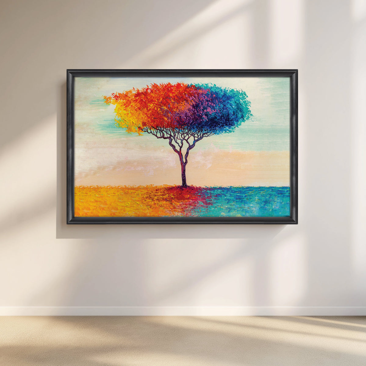 Harmonious Balance Canvas Artwork – Asha Art Studio – Image 3