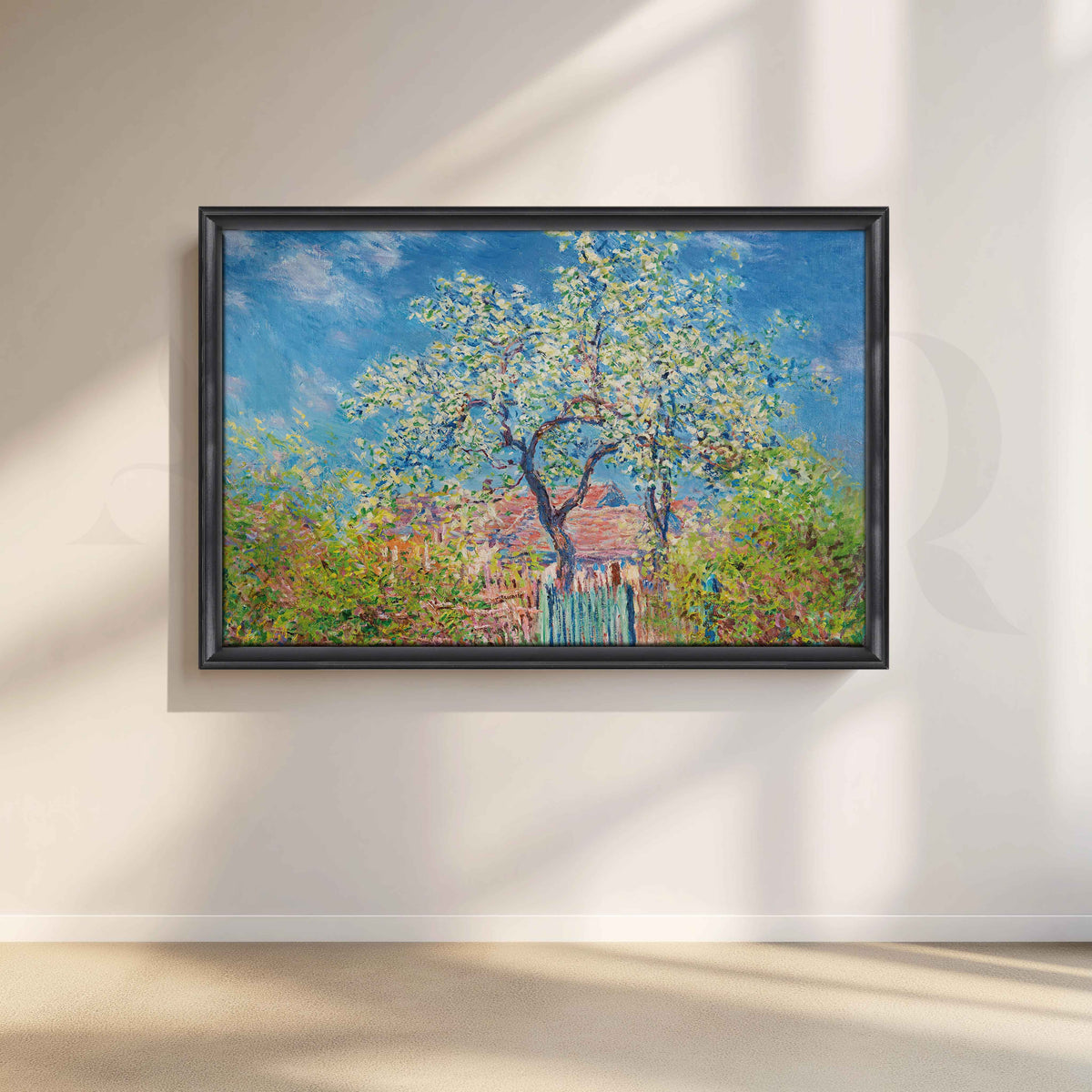 Blossoming Garden Tree Impressionist Canvas Artwork – Asha Art Studio – Image 3
