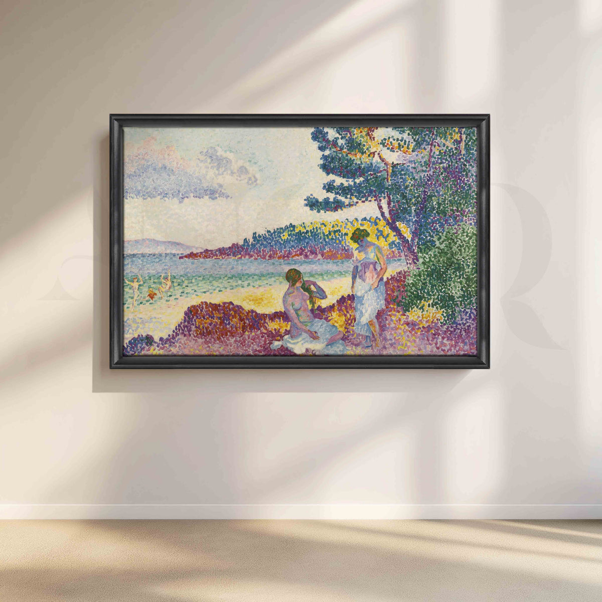Coastal Leisure Seascape Canvas Artwork – Asha Art Studio – Image 3
