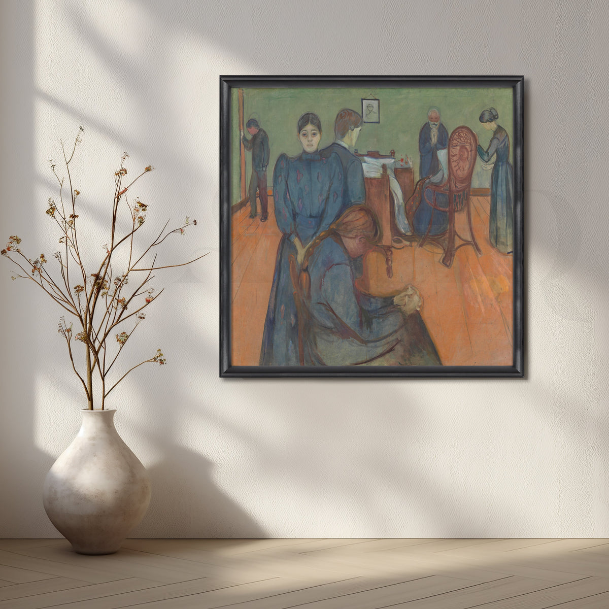 Quiet Vigil Canvas Artwork – Asha Art Studio – Image 3