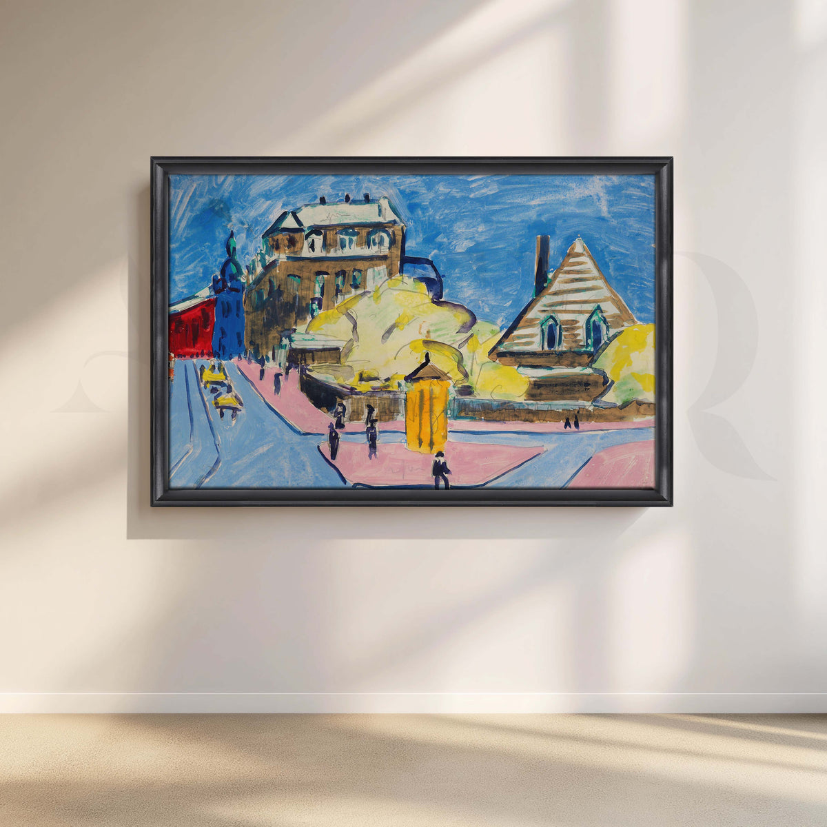 Vibrant Cityscape Wall Artwork – Asha Art Studio – Image 3