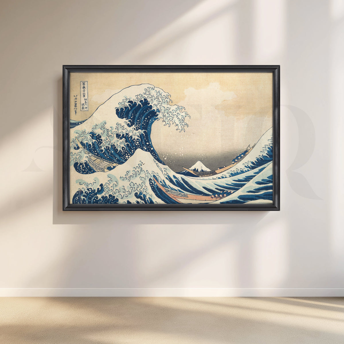 The Great Wave off Kanagawa Canvas Artwork – Asha Art Studio – Image 3