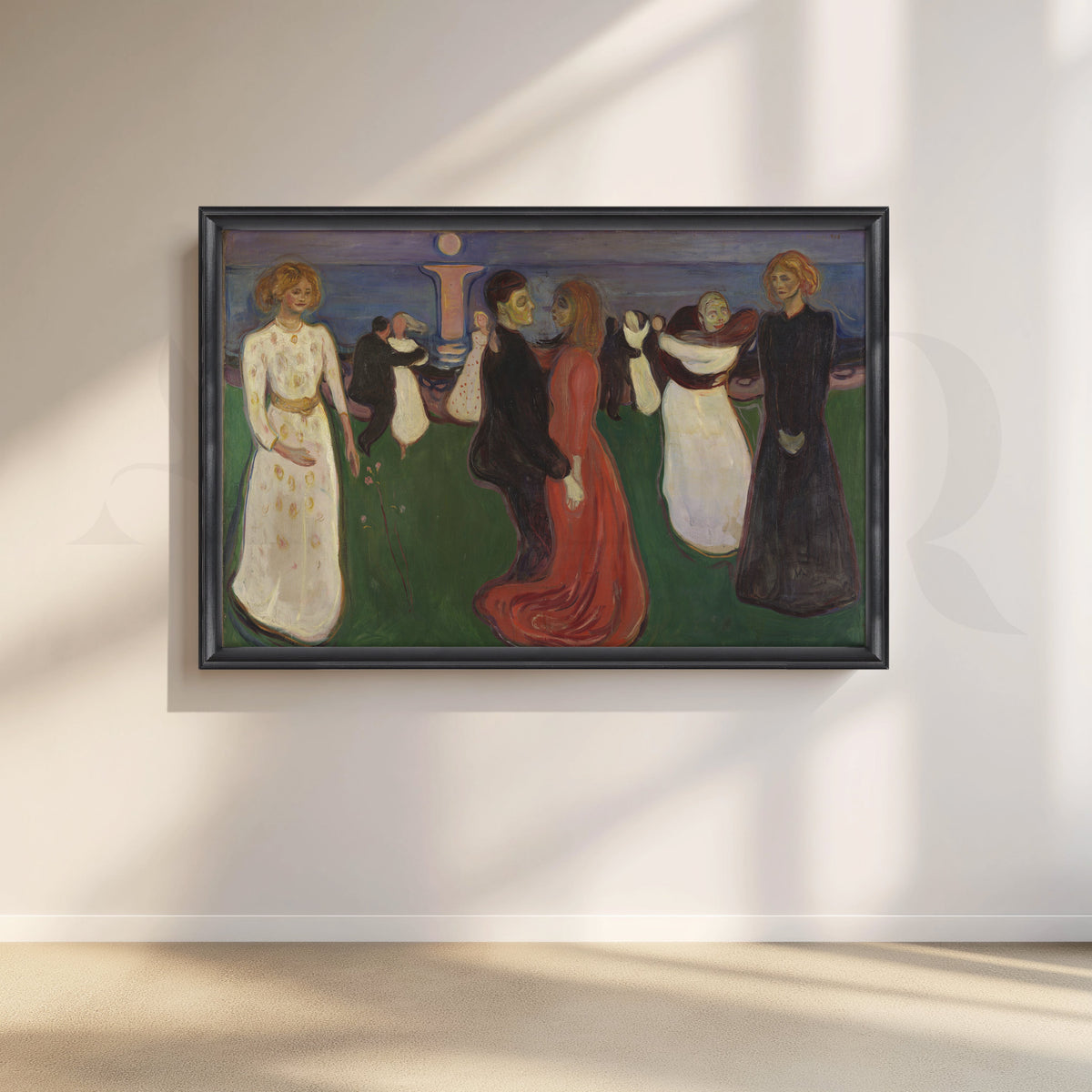 The Dance of Life (Edvard Munch) Canvas Artwork – Asha Art Studio – Image 3